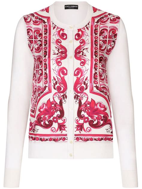 dolce gabbana silk cardigan set|Silk V.